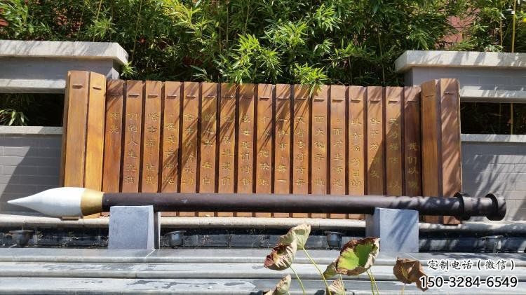 大型書簡雕塑選用，陸地擺件，不銹鋼書簡雕塑廠家供給