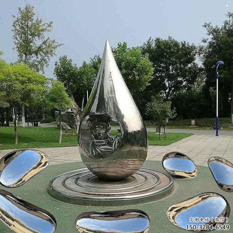 水滴雕塑供應，校園雕塑，不銹鋼水滴雕塑廠家供求
