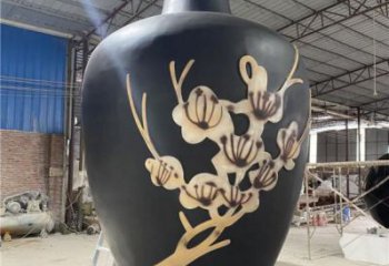 制造花瓶雕塑專供，地標擺件，玻璃鋼花瓶雕塑訂做