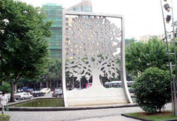 鏤空樹雕塑常用，景觀概念，鏤空剪紙樹雕塑生產(chǎn)廠家