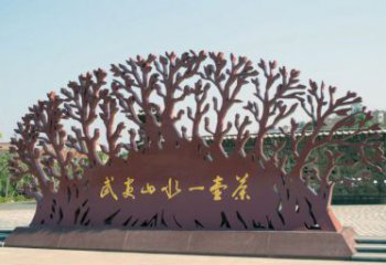 鏤空樹雕塑訂做，城市雕塑，鏤空剪紙樹雕塑精品
