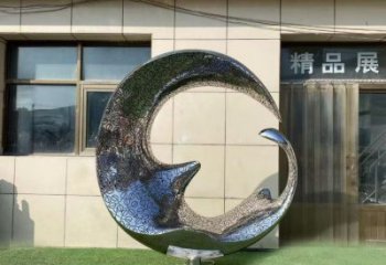 酒店水滴雕塑，鍍金歐式雕塑，仿古擺件