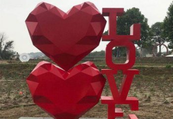 藝術love雕塑承接，景區案例，公園不銹鋼love雕塑定制