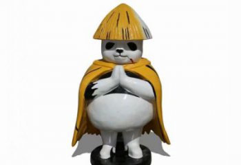 廣場(chǎng)熊貓雕塑訂做，城市雕塑，景觀彩繪熊貓雕塑廠家