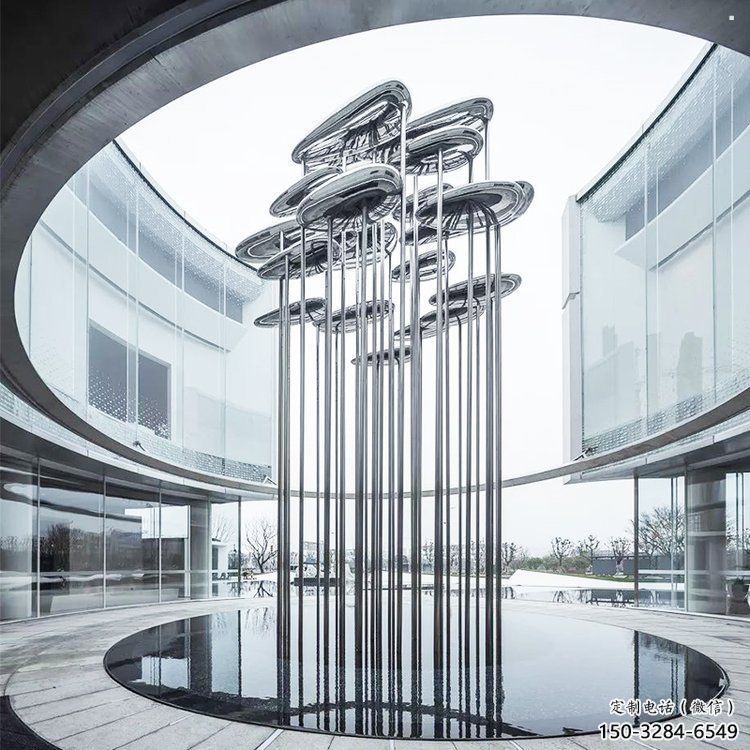 祥云雕塑訂做供需，景區(qū)雕塑，不銹鋼祥云雕塑定價