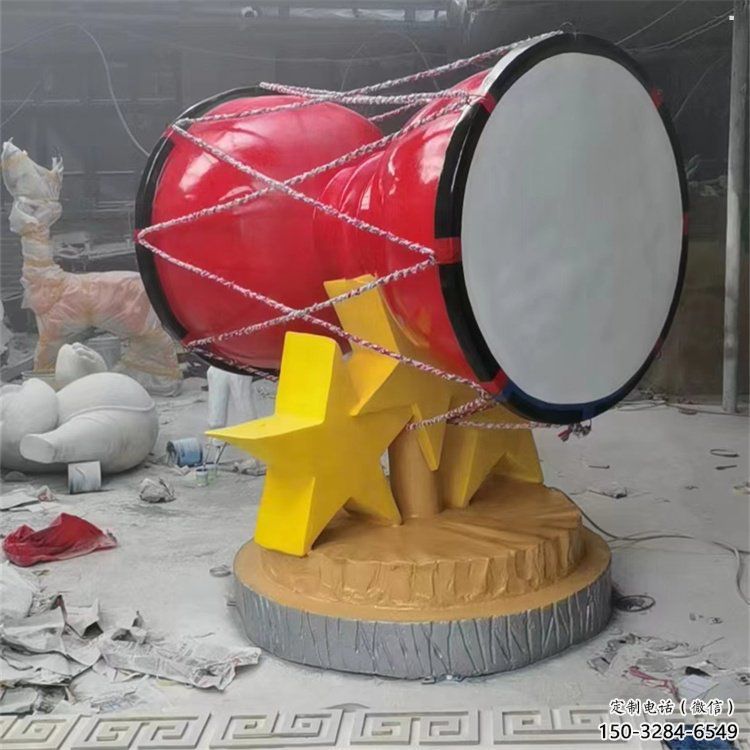 制造手拍鼓雕塑供需，鋼管組合，不銹鋼手拍鼓雕塑工程制作