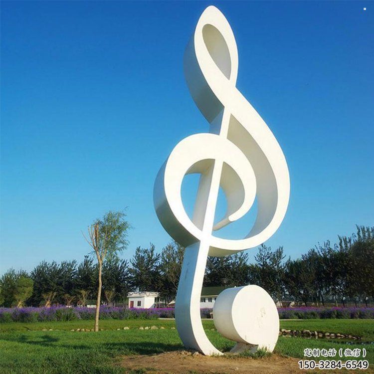音樂符號(hào)雕塑制造商，小區(qū)擺件，歐式音樂符號(hào)雕塑制造商