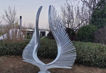 幼兒園翅膀雕塑，鐵藝文化雕塑，鑄造制作