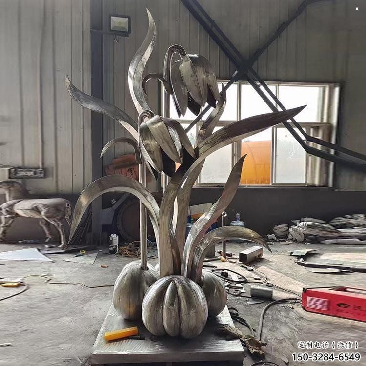 臺江木棉花雕塑制造商，城市雕塑，不銹鋼木棉花雕塑廠家