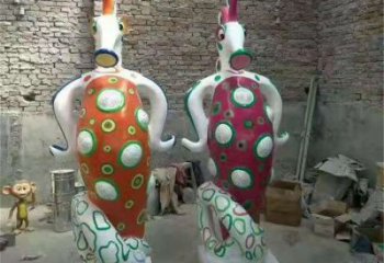 隴南幼兒園河馬雕塑，動漫文化雕塑，卡通動物制作
