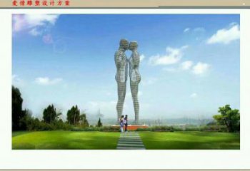 安順鏤空人物雕塑承接，陸地?cái)[件，鐵藝字母人物雕塑制造商