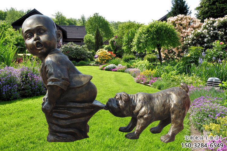 大興安嶺孩子雕塑