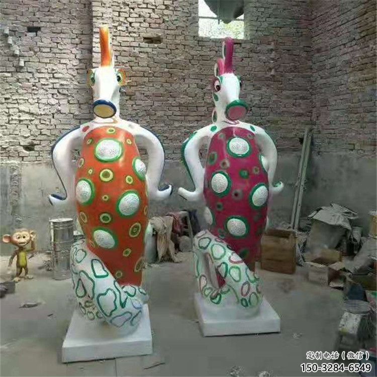 鹽城幼兒園河馬雕塑，動漫文化雕塑，卡通動物制作