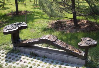 永州景觀如意雕塑優選，陸地擺件，園林如意雕塑供應