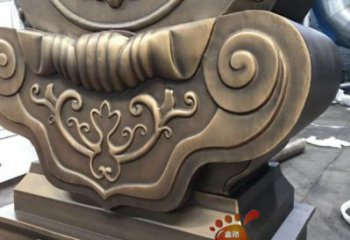 寬城抱箍鑄造觀賞型，露天雕塑，鑄銅抱箍雕塑訂做