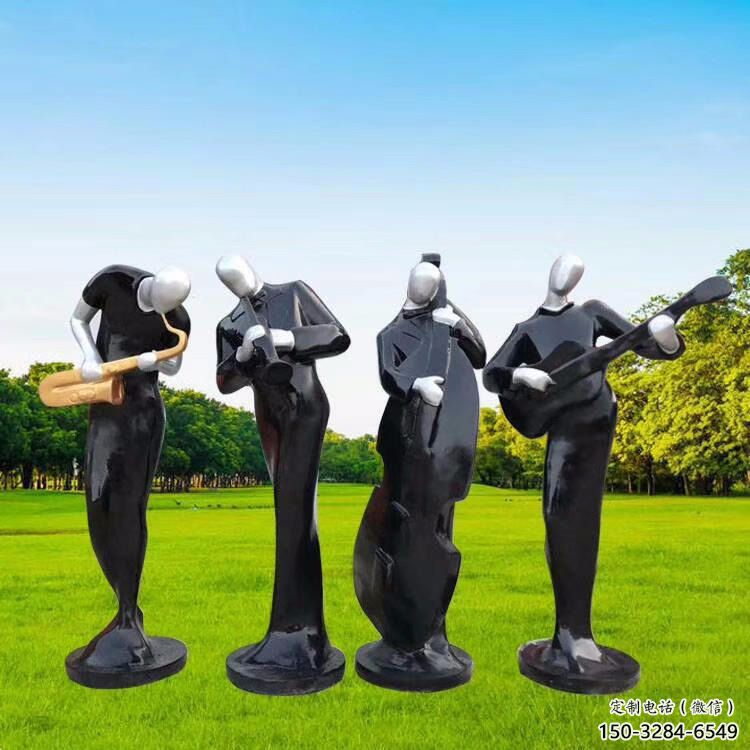 南昌住宅小區(qū)吹拉彈唱雕塑