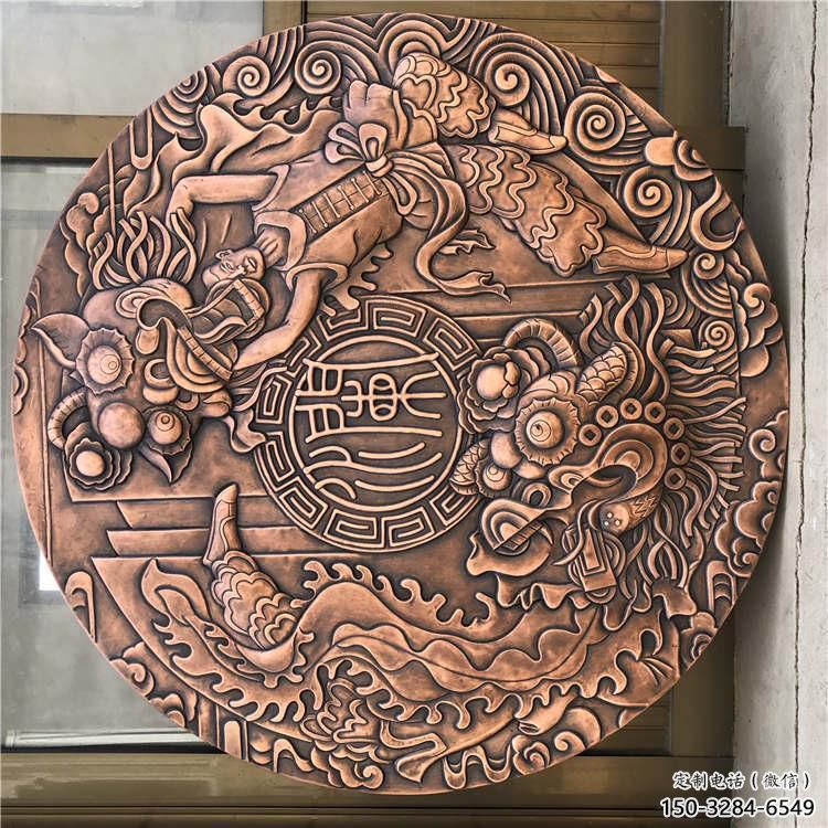 沈陽戶外浮雕供求，村標概念，鍛銅浮雕制作廠家
