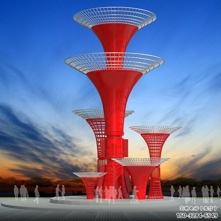 玉樹室內(nèi)精神堡壘雕塑