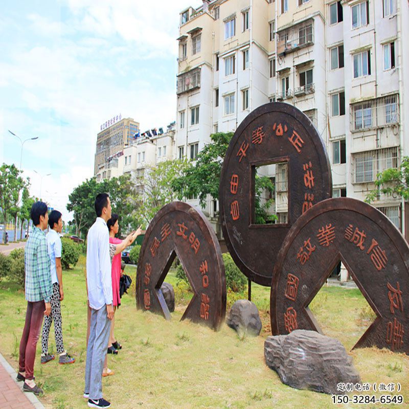 太原大型古幣雕塑