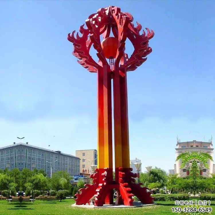 古交街道精神堡壘雕塑