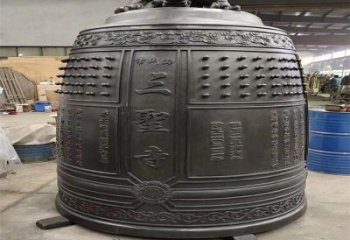 彭陽(yáng)三圣寺銅鐘雕塑-鑄銅鐘雕塑-平直形結(jié)構(gòu)