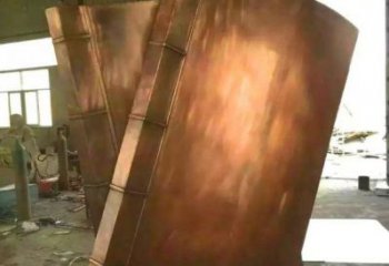 東營(yíng)鑄銅書(shū)籍供應(yīng)，街景小品，銅書(shū)籍雕塑廠家優(yōu)價(jià)