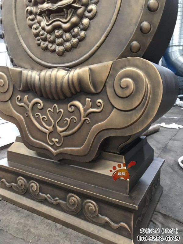 那曲抱箍鑄造觀賞型，露天雕塑，鑄銅抱箍雕塑訂做