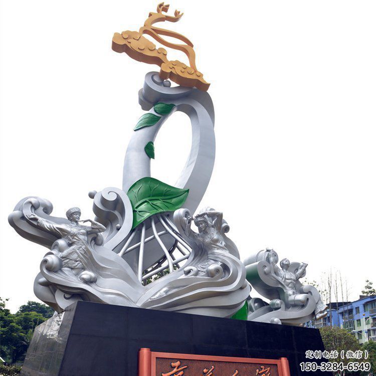 阿克蘇蘭花雕塑承接，城市裝飾，大型蘭花花朵雕塑公司