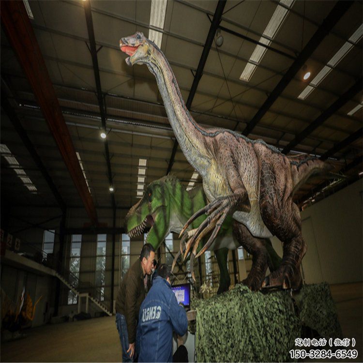 下城戶外恐龍雕塑通用，多彩藝術，景觀玻璃鋼恐龍雕塑供應