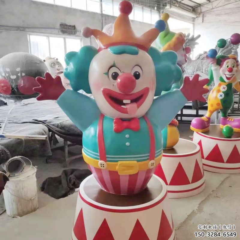 臺(tái)州公園小丑雕塑