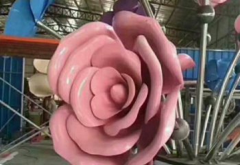吐魯番牡丹花雕塑工廠優選，城市裝飾，牡丹花花朵雕塑供給