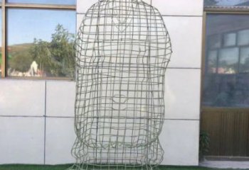 塔城鏤空孔子雕塑訂做，景區(qū)雕塑，鐵藝古代人物雕塑定價