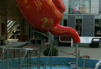 楚雄鐵藝水景天壺雕塑，噴泉雕塑，抽象天壺雕塑制作